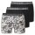 SCHIESSER Boys Shorts 3-Pack - Series "95/5", Underpants, Organic Cotton Black/White 152