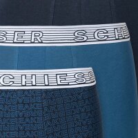 SCHIESSER Boys Shorts 3-Pack - Series "95/5", Underpants, Organic Cotton Blue 140 (8-9 years)