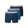 SCHIESSER Jungen Shorts 3er Pack - Serie "95/5", Unterhose, Organic Cotton Blau 140