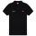 ellesse mens polo shirt MONTURA - pique, short sleeve, flat knit collar, logo Black S (Small)