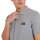 ellesse mens polo shirt MONTURA - pique, short sleeve, flat knit collar, logo Grey M (Medium)