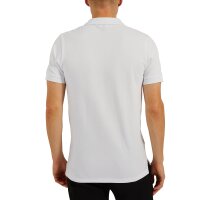 ellesse mens polo shirt MONTURA - pique, short sleeve, flat knit collar, logo White S (Small)