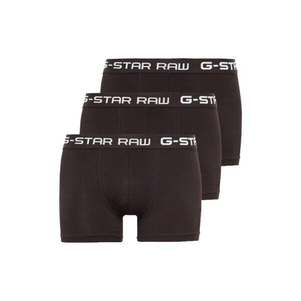 G-STAR RAW Mens Shorts 3-Pack - Classic Trunk, Logo Waistband