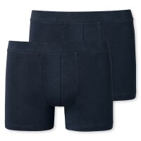 SCHIESSER boys Boxerhorts, pack of 2 - underpants, pants, cotton stretch, 140-176 Dark blue 152 (10-11 years)