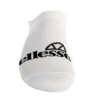 ellesse Unisex Sneaker Socken FRIMO, 3 Paar - No Show Socks, Sport, Logo Weiß 40-43