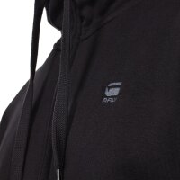 G-STAR Herren Sweat-Jacke - Premium Core, Loungewear, Zipper, Kapuze, einfarbig Schwarz L