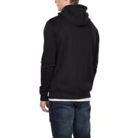 G-STAR Mens Sweat Jacket - Premium Core, Loungewear, Zipper, Hood, plain Black L (Large)