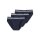UNCOVER by SCHIESSER Mens Briefs 3-Pack - Rio Briefs, Series "Uncover", Logo Waistband Dark blue S (Small)