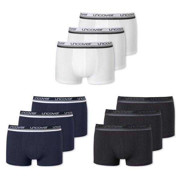 UNCOVER by SCHIESSER Mens Shorts 3-Pack - Series "Uncover", Underpants, S-3XL