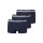 UNCOVER by SCHIESSER Mens Shorts 3-Pack - Series "Uncover", Underpants, S-3XL Dark blue S (Small) 3er Pack (1x3P)