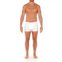HOM Herren Comfort Boxer Brief - Shorts, Unterwäsche, Modal, einfarbig Weiß S