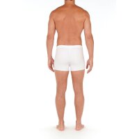 HOM Herren Comfort Boxer Brief - Shorts, Unterwäsche, Modal, einfarbig Weiß S