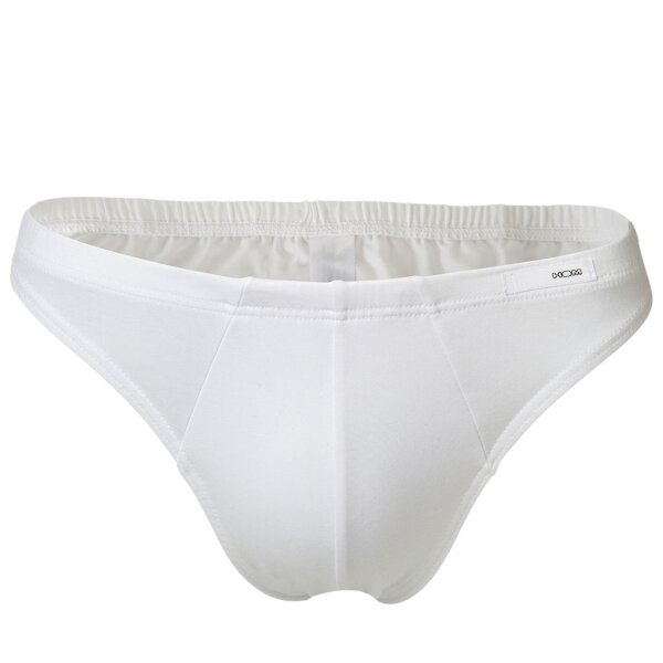 HOM Herren Comfort Micro Brief - Classic, Slip, Unterwäsche, einfarbig Weiß M