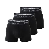 GANT Mens Boxer Shorts, 3-Pack - Trunks, Cotton Stretch