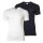VERSACE Mens T-shirt, 2-pack - Undershirt, Crew Neck, Stretch Cotton