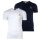 VERSACE Herren T-Shirt, 2er Pack - TOPEKA, Unterhemd, Rundhals, Stretch Cotton