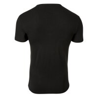 VERSACE Herren T-Shirt, 2er Pack - TOPEKA, Unterhemd, Rundhals, Stretch Cotton Schwarz S