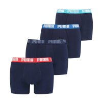 PUMA Herren Boxer Shorts, 4er Pack - Basic Boxer ECOM, Cotton Stretch, Everyday