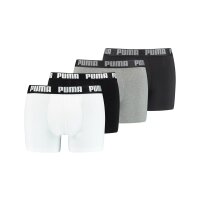PUMA Mens Boxer Shorts, 4-pack - Basic Boxer ECOM, Cotton Stretch, Everyday