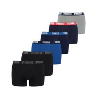 PUMA Mens Boxer Shorts, 6-pack - Basic Boxer ECOM, Cotton...