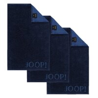 JOOP! guest towel Classic terry collection, 3-pack - terry towelling Blue 30x50cm