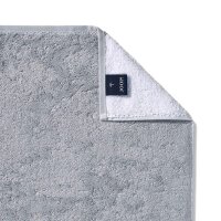 JOOP! Gästetuch Classic Frottierkollektion, 3er Pack - Walkfrottier Grau 30x50cm