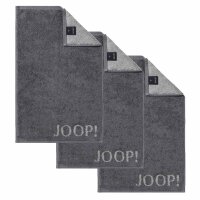 JOOP! Gästetuch Classic Frottierkollektion, 3er Pack...