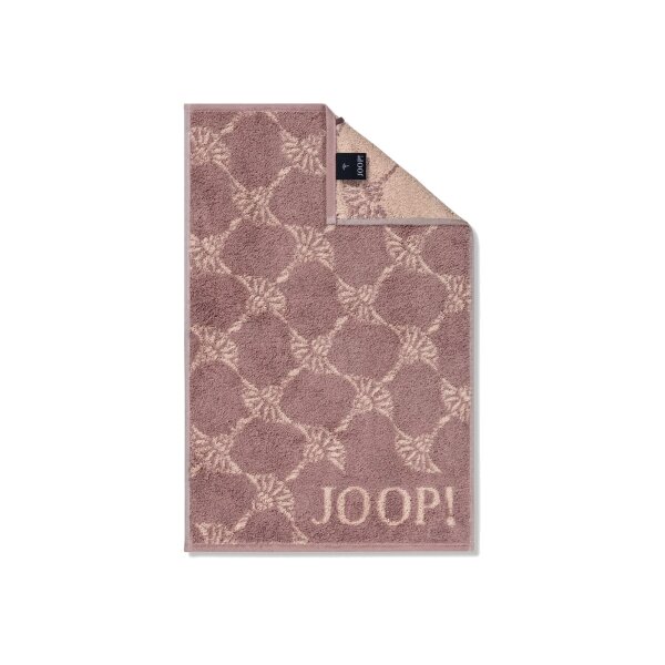 JOOP! Gästetuch Classic Cornflower Frottierkollektion - Walkfrottier Rosa 30x50cm