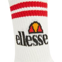 ellesse Unisex Sportsocken PULLO im Pack - Tennissocken, Vorteilspack, Crew Socken, Logo Weiß/Bunt EU 43-46,5 3er Pack (1x3P)