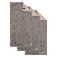 JOOP! Handtuch Classic / Infinity Kollektion, 3er Pack - Walkfrottier Braun 50x100cm