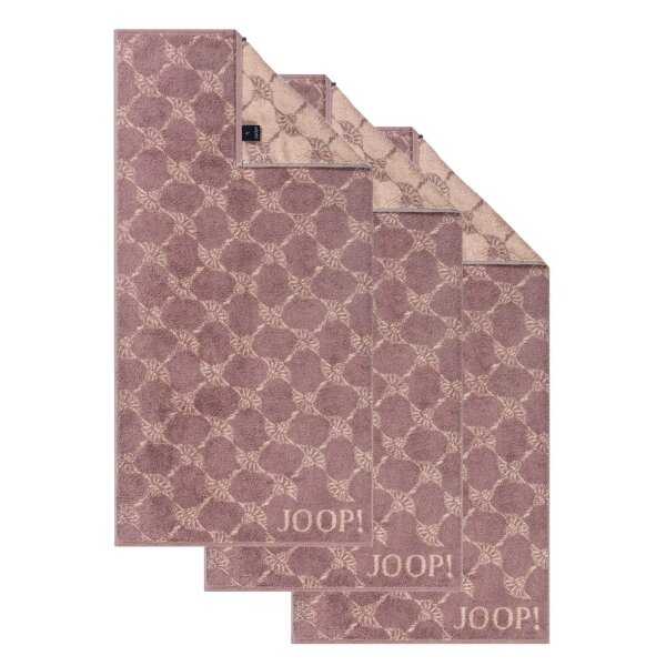 JOOP! towel Classic / Infinity Collection, 3-pack - terry towelling Pink Cornflower 50x100cm