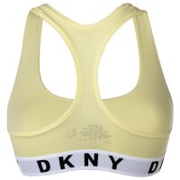 DKNY Women Bustier - Bra, BH, Racer Back, Logo, solid Color Yellow S (Small)