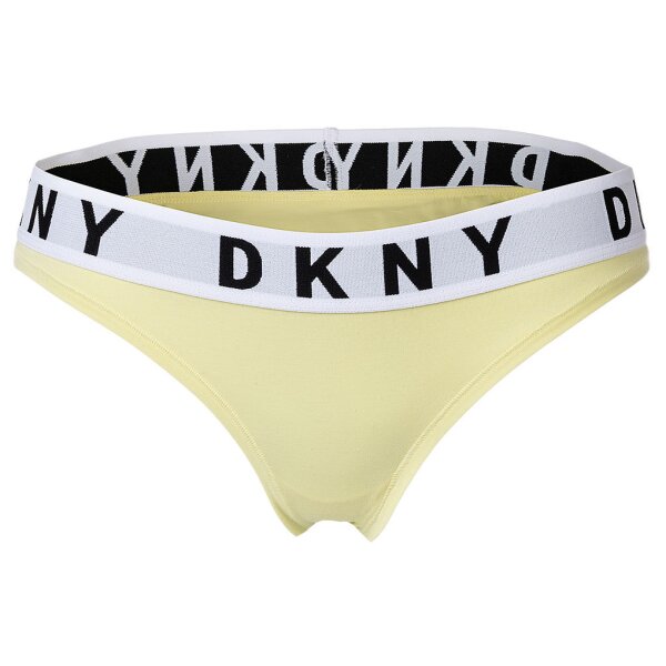 DKNY Womens Slip - Brief, Cotton Modal Stretch, Logo Waistband, uni Yellow L (Large)