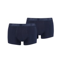 PUMA Herren Boxer Shorts, 2er Pack - Basic Trunks, Cotton Stretch, einfarbig