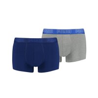 PUMA Herren Boxer Shorts, 2er Pack - Basic Trunks, Cotton Stretch, einfarbig
