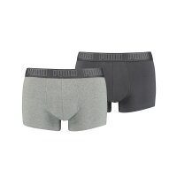 PUMA Herren Boxer Shorts, 2er Pack - Basic Trunks, Cotton Stretch, einfarbig