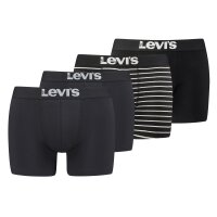 LEVIS Mens Trunks, 4-pack - Solid Basic Boxer &...