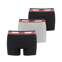 LEVI´S Herren Boxer-Shorts, 3er Pack - Sportswear Logo Boxer Brief, Cotton Stretch