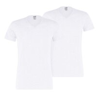 PUMA Herren T-Shirt, 2er Pack - Basic V-Neck,...