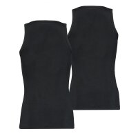 PUMA Men Tank Top, Pack of 2 - Basic, Undershirt, Round Neck, Single Jersey, uni Black S (Small)