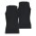 PUMA Herren Tank Top, 2er Pack - Basic, Unterhemd, Rundhals, Single Jersey, einfarbig Schwarz S