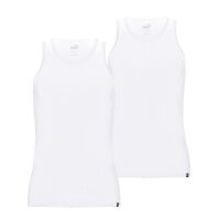 PUMA Men Tank Top, Pack of 2 - Basic, Undershirt, Round Neck, Single Jersey, uni White XL (X-Large)