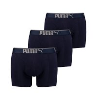 PUMA Mens Boxer Shorts, Pack of 3 - Boxers, Cotton Stretch, unicoloured
