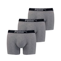 PUMA Mens Boxer Shorts, Pack of 3 - Boxers, Cotton Stretch, unicoloured