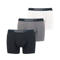 PUMA Mens Boxer Shorts, Pack of 3 - Boxers, Cotton Stretch, unicoloured
