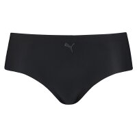 PUMA Damen Hipster, 2er Pack - Unterhose, nahtlos, Mikrofaser, einfarbig Schwarz S