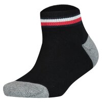 TOMMY HILFIGER childrens quarter socks, 2-pack - ICONIC SPORTS, terry sole Black 35-38 (2.5-5 UK)