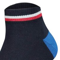 TOMMY HILFIGER childrens quarter socks, 2-pack - ICONIC SPORTS, terry sole Dark blue 39-42 (6-8 UK)