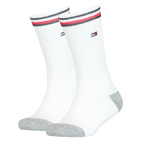 TOMMY HILFIGER Childrens socks, 2-pack - ICONIC SPORTS, terry sole, 27-42