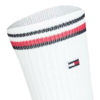 TOMMY HILFIGER Kinder Socken, 2er Pack - ICONIC SPORTS, Frottee-Sohle, 27-42 Weiß 31-34
